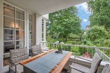 Idyllische Loggia