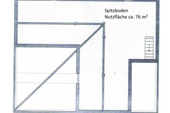 Grundriss Spitzboden