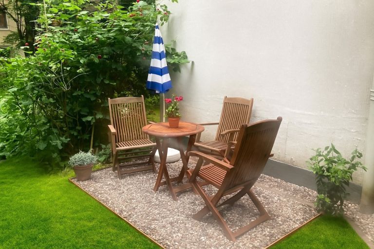 Stadtwohnung mit Gartenparadies
